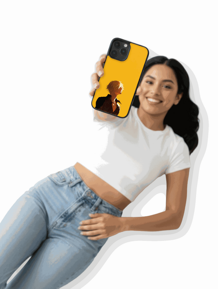 Funda Case Sanji Sunny Glare de One Piece con diseño elegante y protección antigolpes