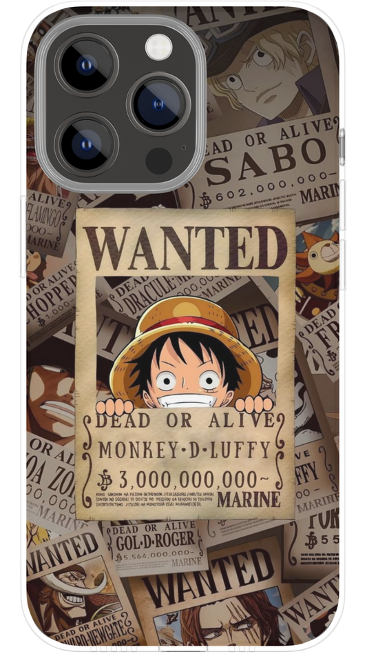 Case Wanted Luffy Bounty - One Piece