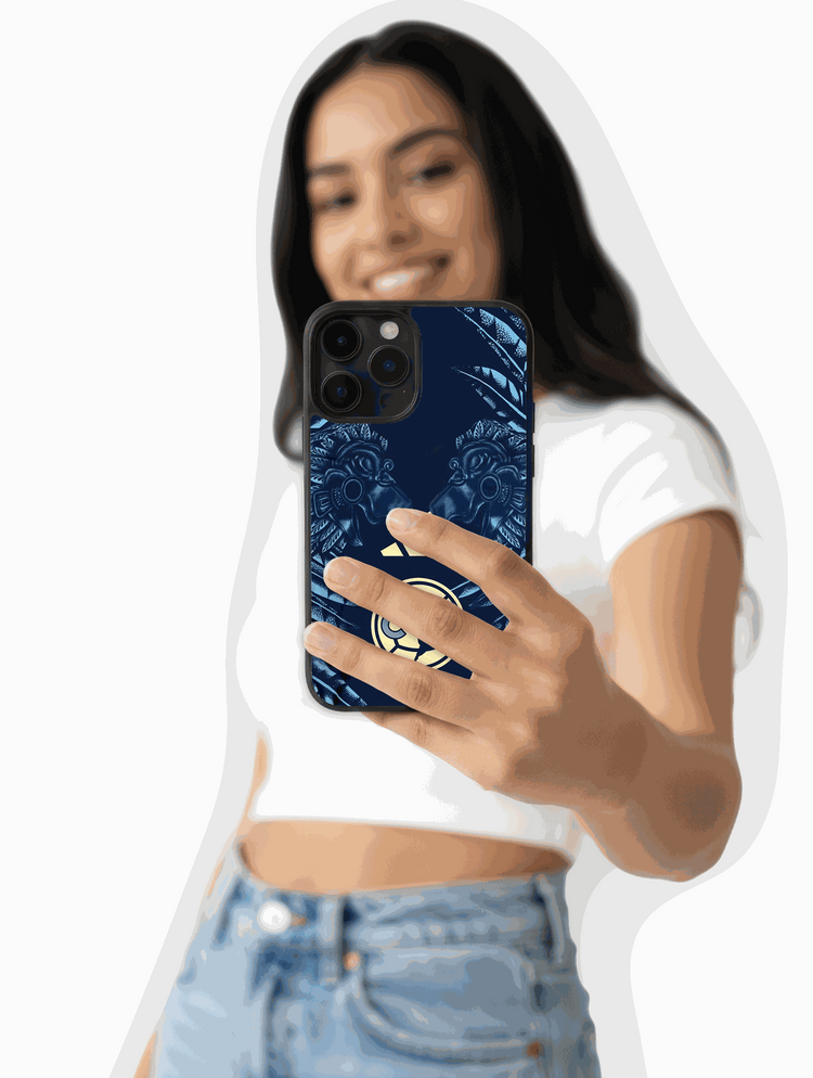 Club América dark stylish phone case with logo and elegant design