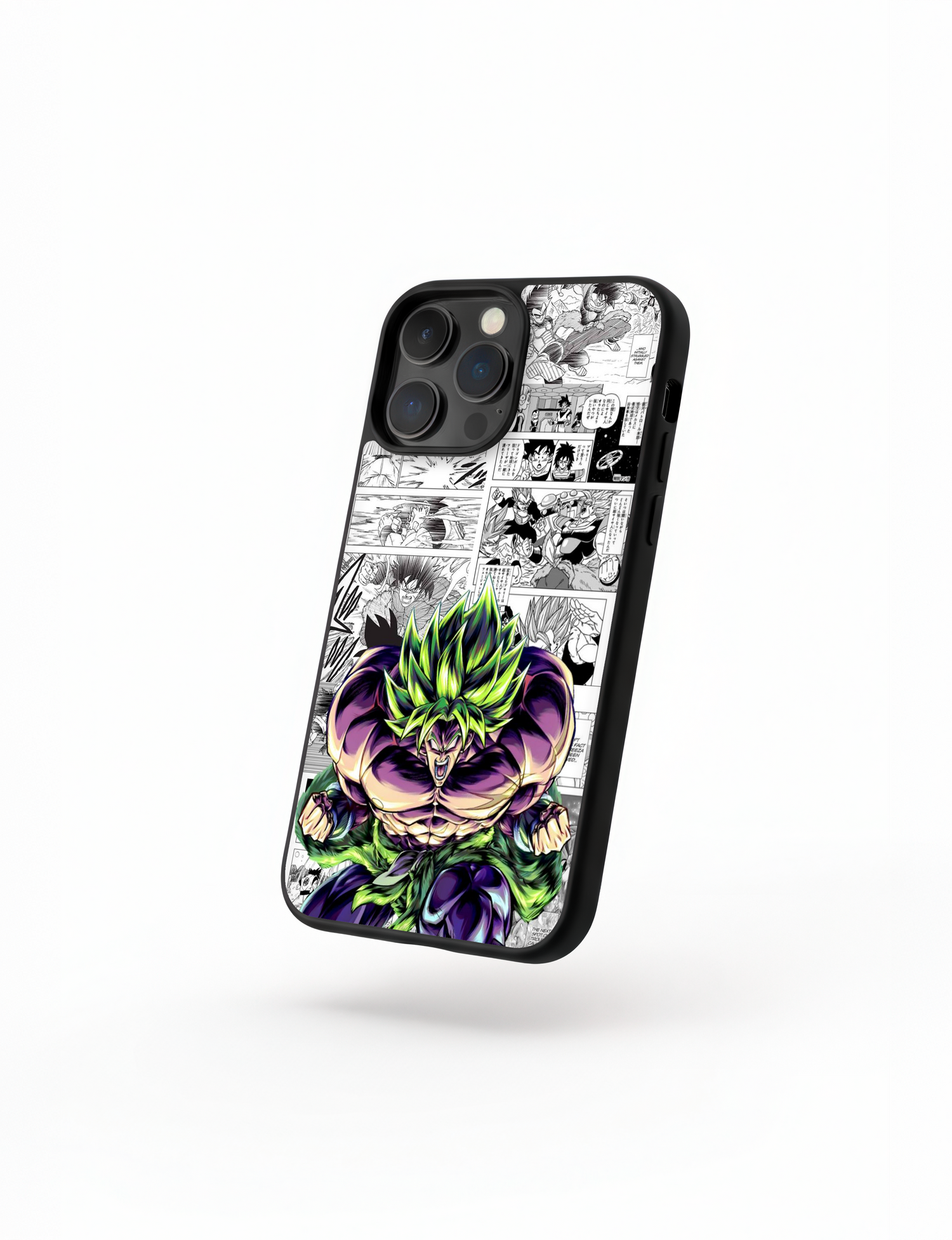Case Broly Manga Style phone case inspired by Dragon Ball Z manga with detailed Broly design