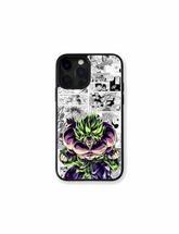 Case Broly Manga Style phone case inspired by Dragon Ball Z manga design