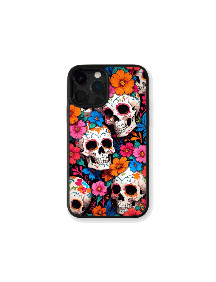 Case Calaveras-flores