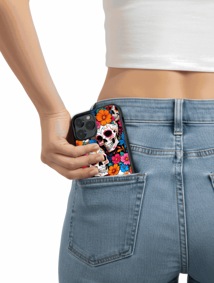Case Calaveras-flores