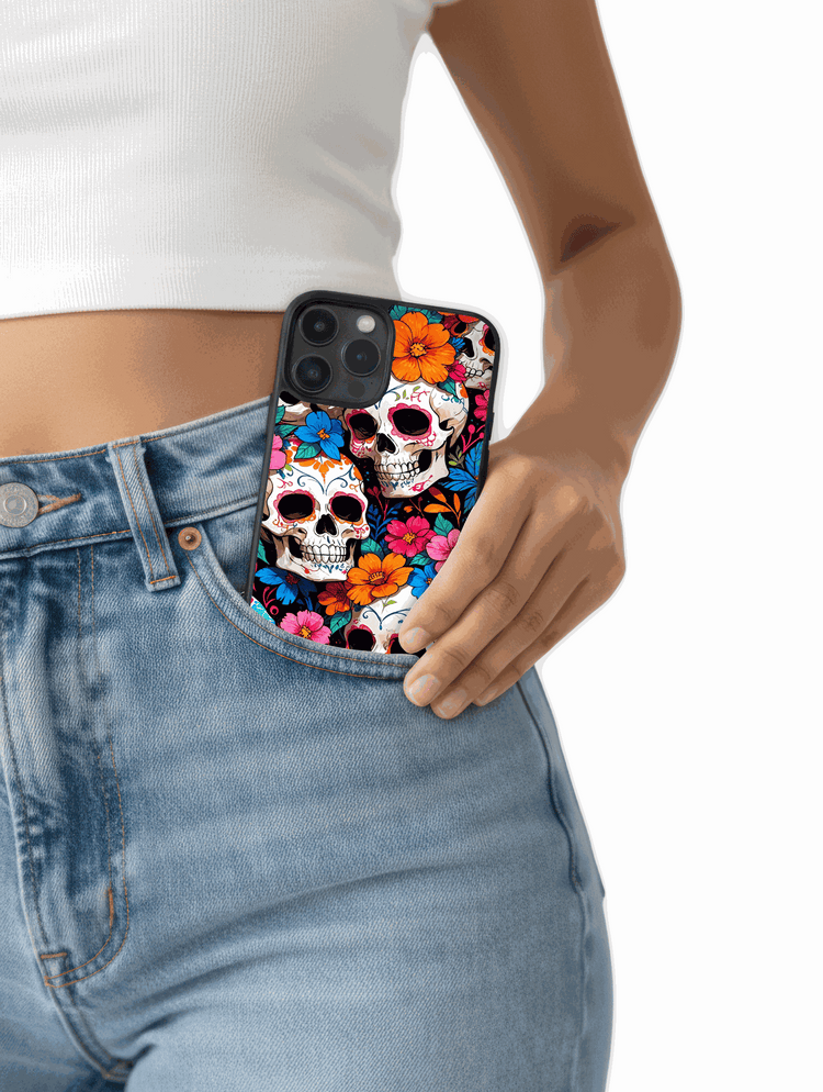 Case Calaveras-flores