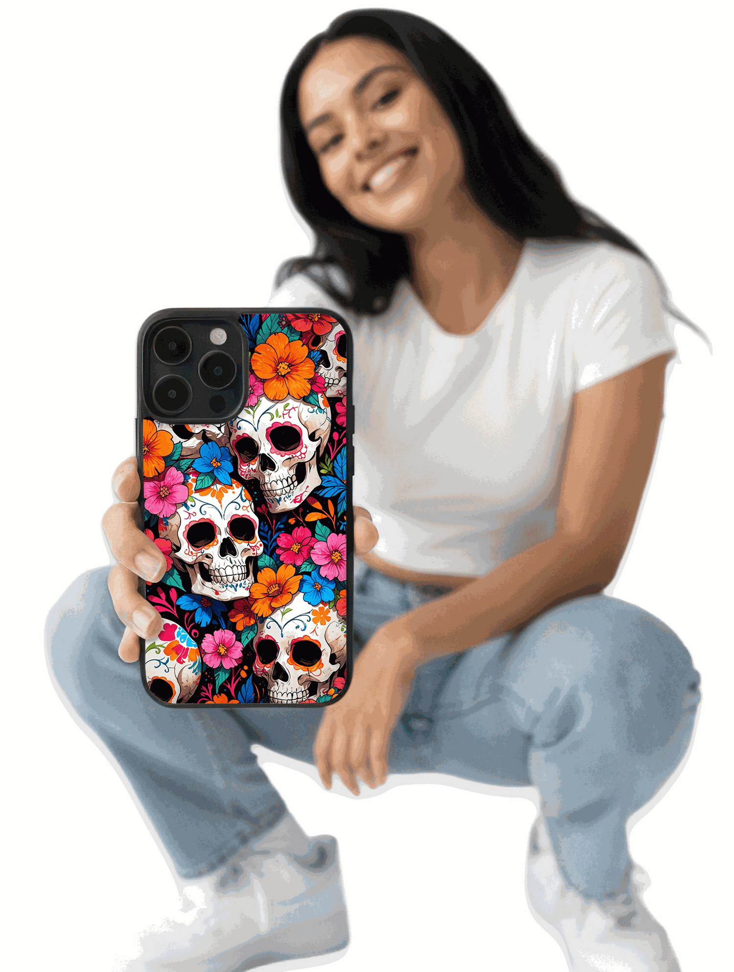 Case Calaveras-flores