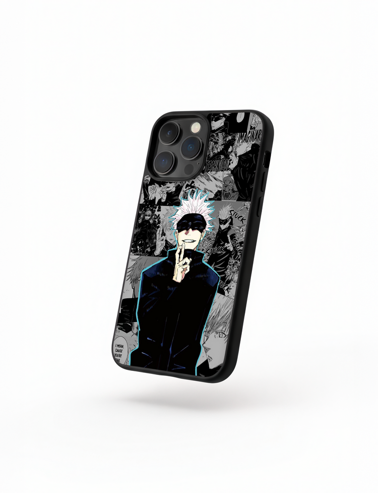 Case Gojo Manga style phone case inspired by Jujutsu Kaisen&