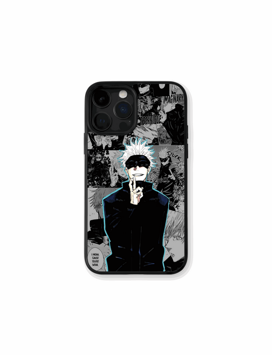 Case Gojo Manga style phone case inspired by Gojo Satoru from Jujutsu Kaisen