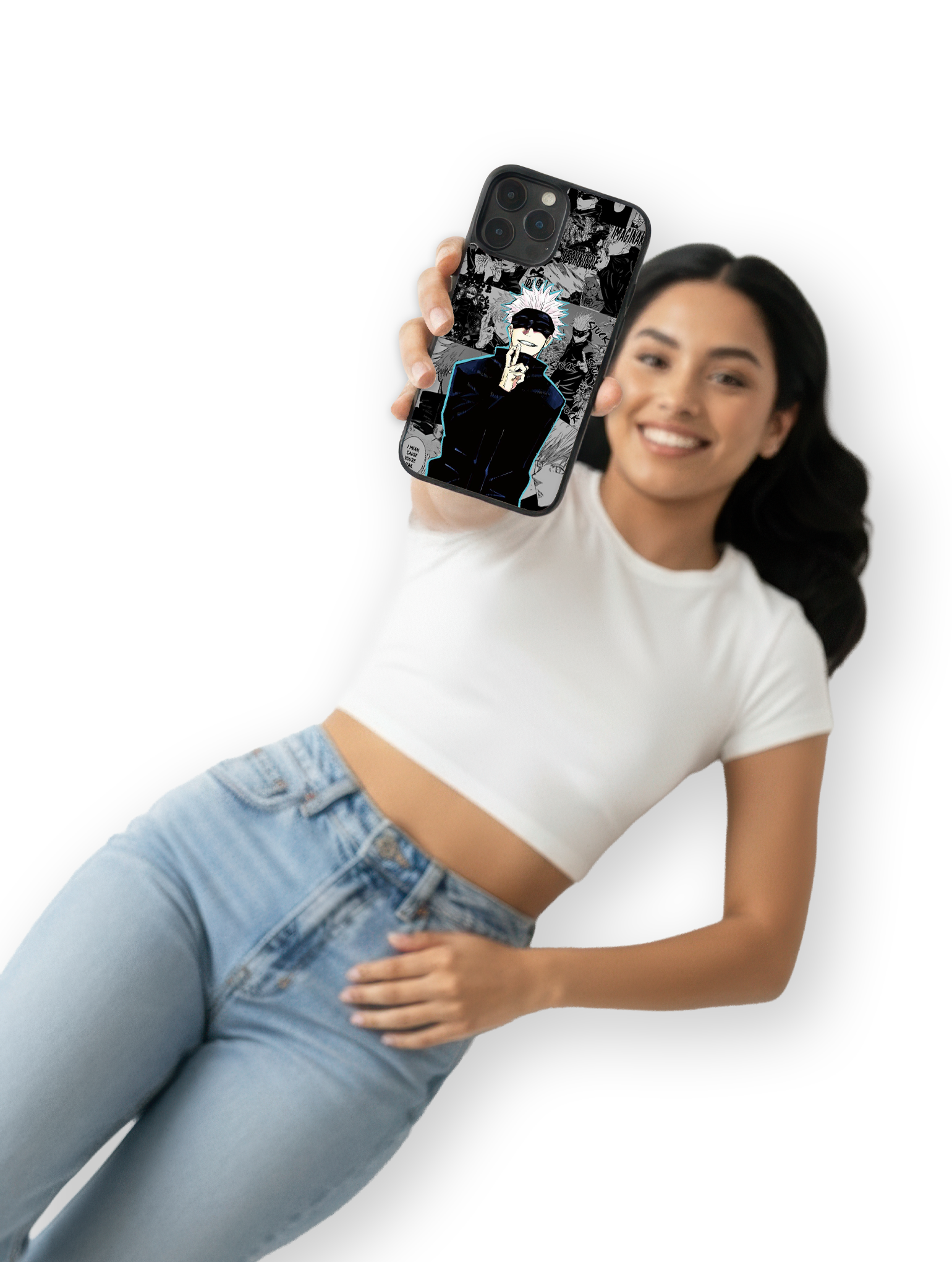 Case Gojo Manga Style - Jujutsu Kaisen