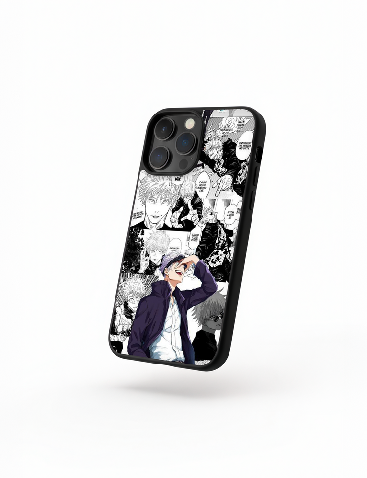Case Gojo Manga design showcasing Satoru Gojo&