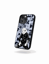 Case Itadori manga style design with Sukuna power from Jujutsu Kaisen