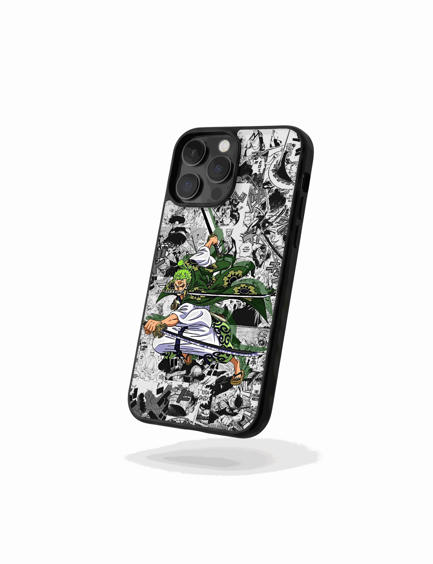 Funda Caso Zoro Wano con diseño manga de One Piece y protección antigolpes