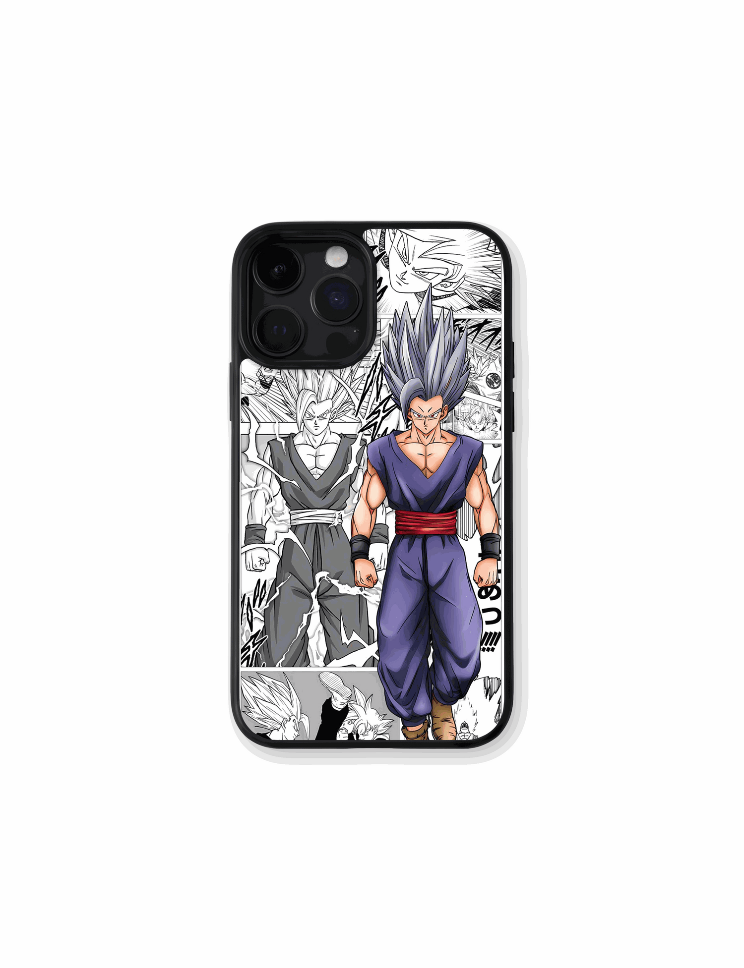 Case Gohan Beast Dragon Ball Z manga style phone case with maximal power pose