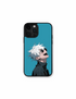 Case Gojo Chill Smile con estilo limpio y fresco, Gojo riendo sin preocupaciones de Jujutsu Kaisen