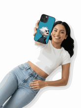 Case Gojo Chill Smile con estilo fresco y sonrisa relajada de Jujutsu Kaisen