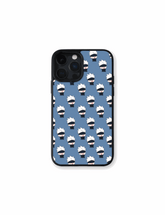 Case Gojo Mini Blue with cute mini Gojo pattern on sky blue background from Jujutsu Kaisen