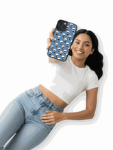Case Gojo Mini Blue with adorable mini Gojo pattern on sky blue background from Jujutsu Kaisen