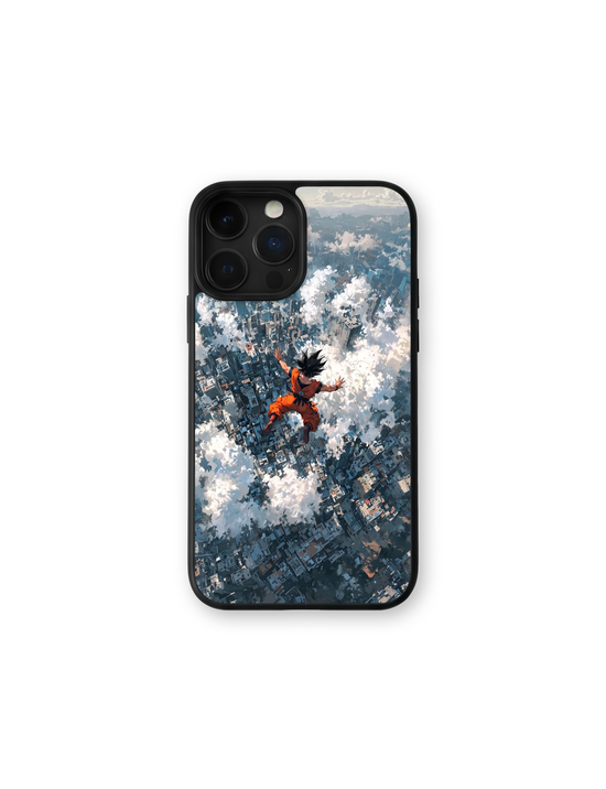 Goku Sobrevolando la Ciudad – Dragon Ball Z