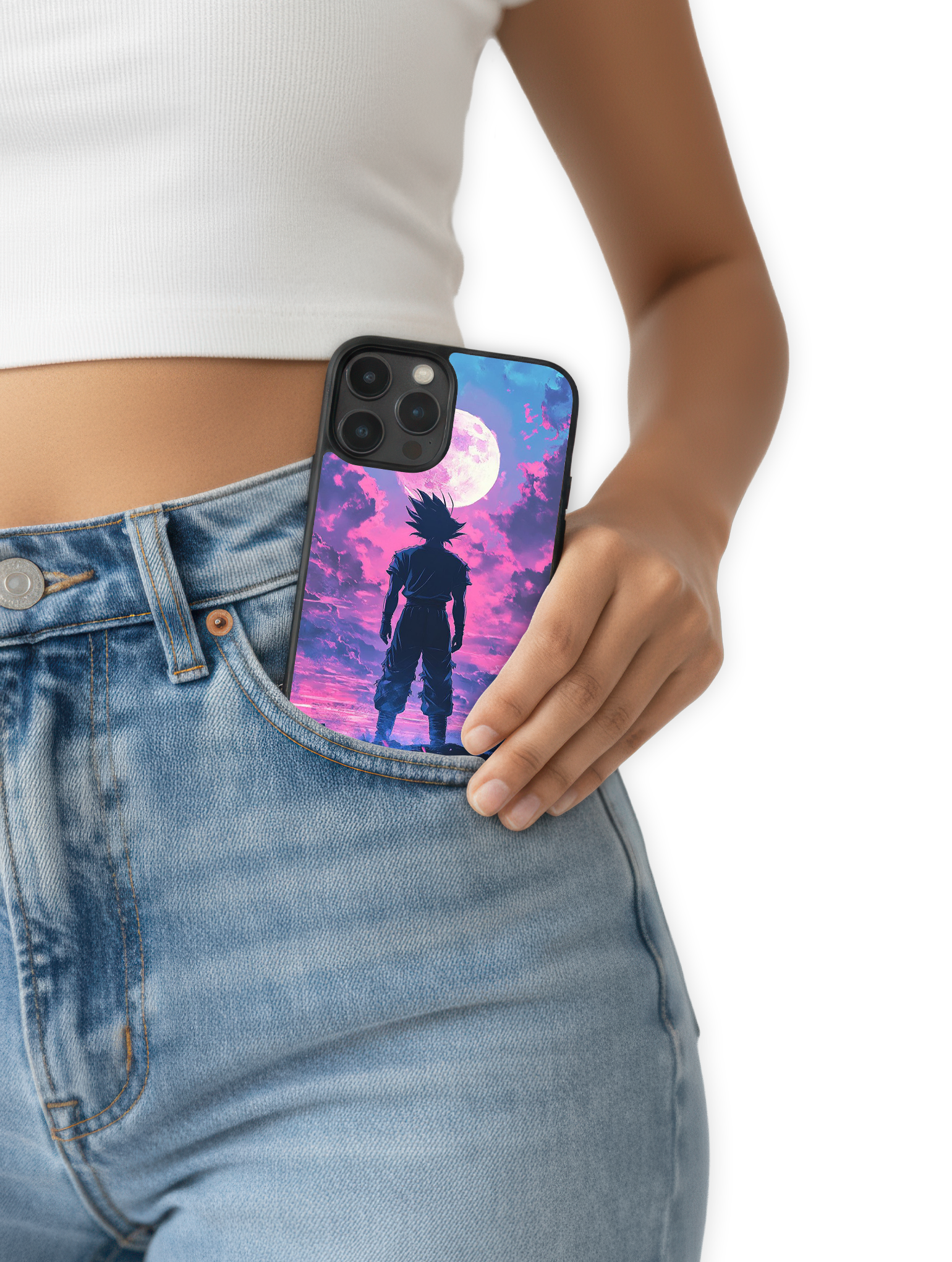 Goku Nocturno Luna Rosa – Dragon Ball Z