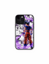 Case Goku Ultra Instinct manga style with glowing aura and dynamic background