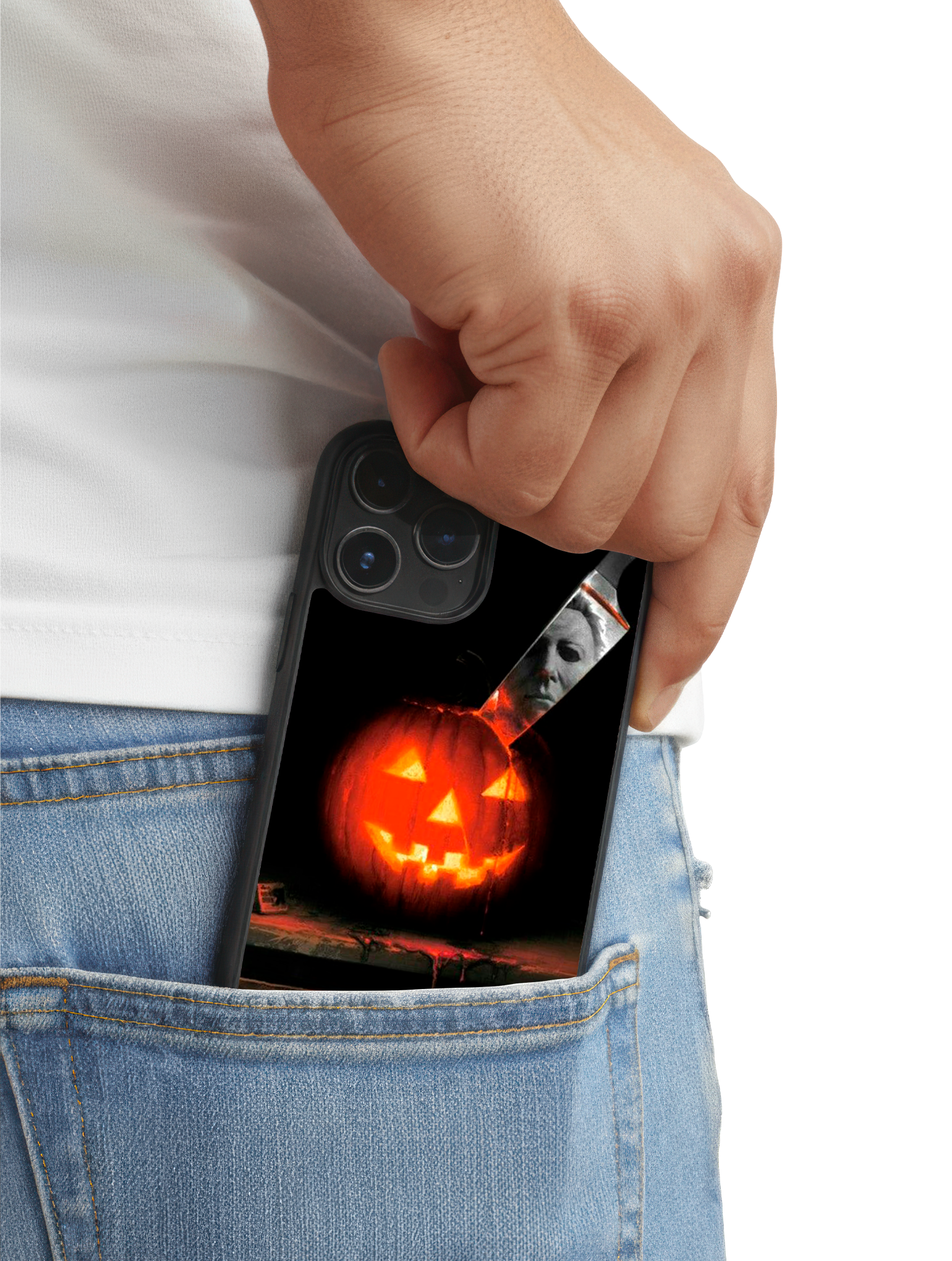 Case Retro “Pumpkin Knife” – Halloween