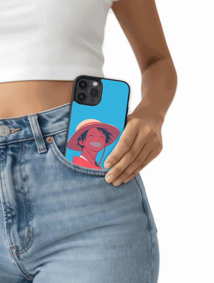 Funda Case Luffy Sunny Vibes de One Piece con diseño vibrante y colorido