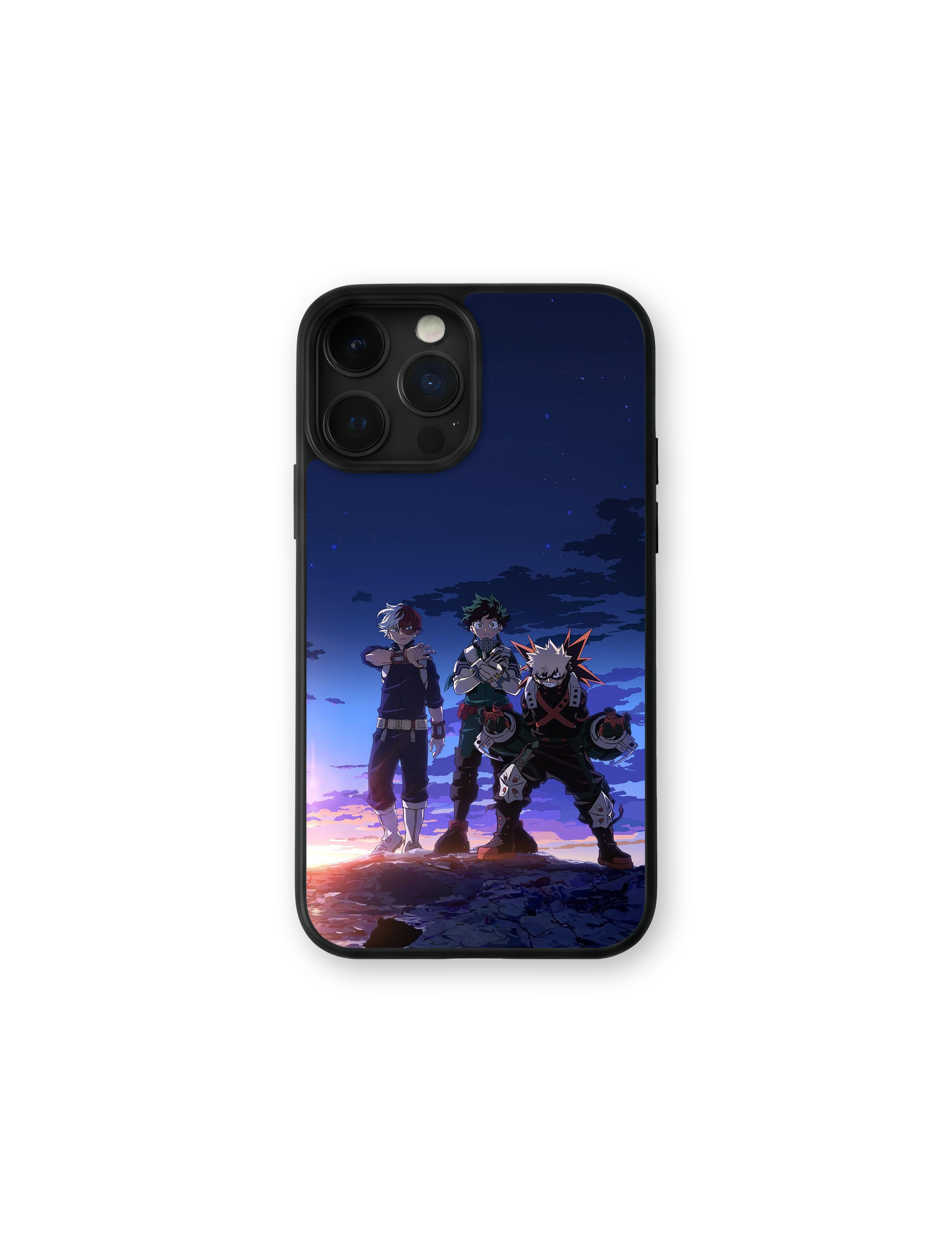 Trío de Héroes al Anochecer – My Hero Academia