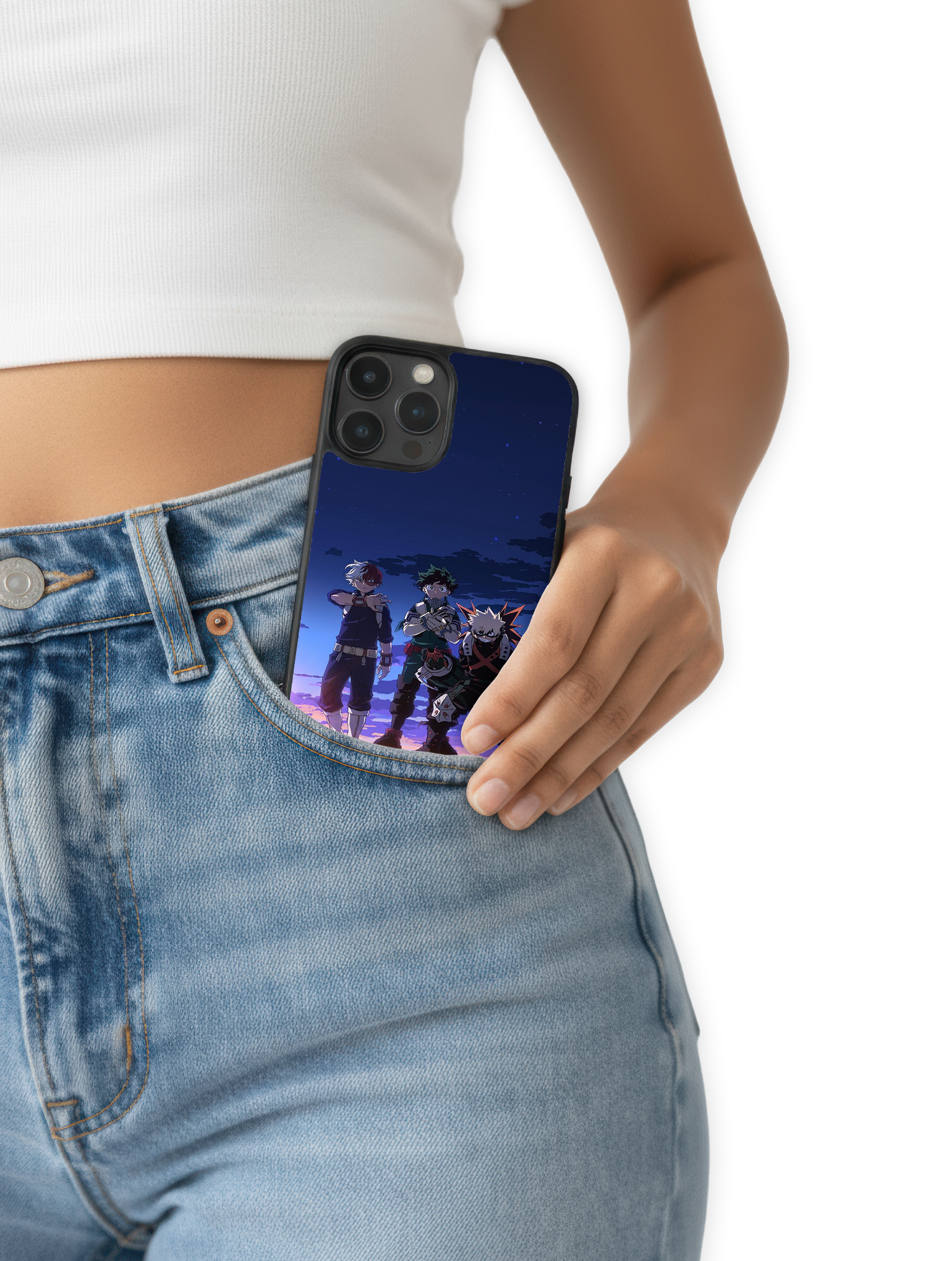 Trío de Héroes al Anochecer – My Hero Academia