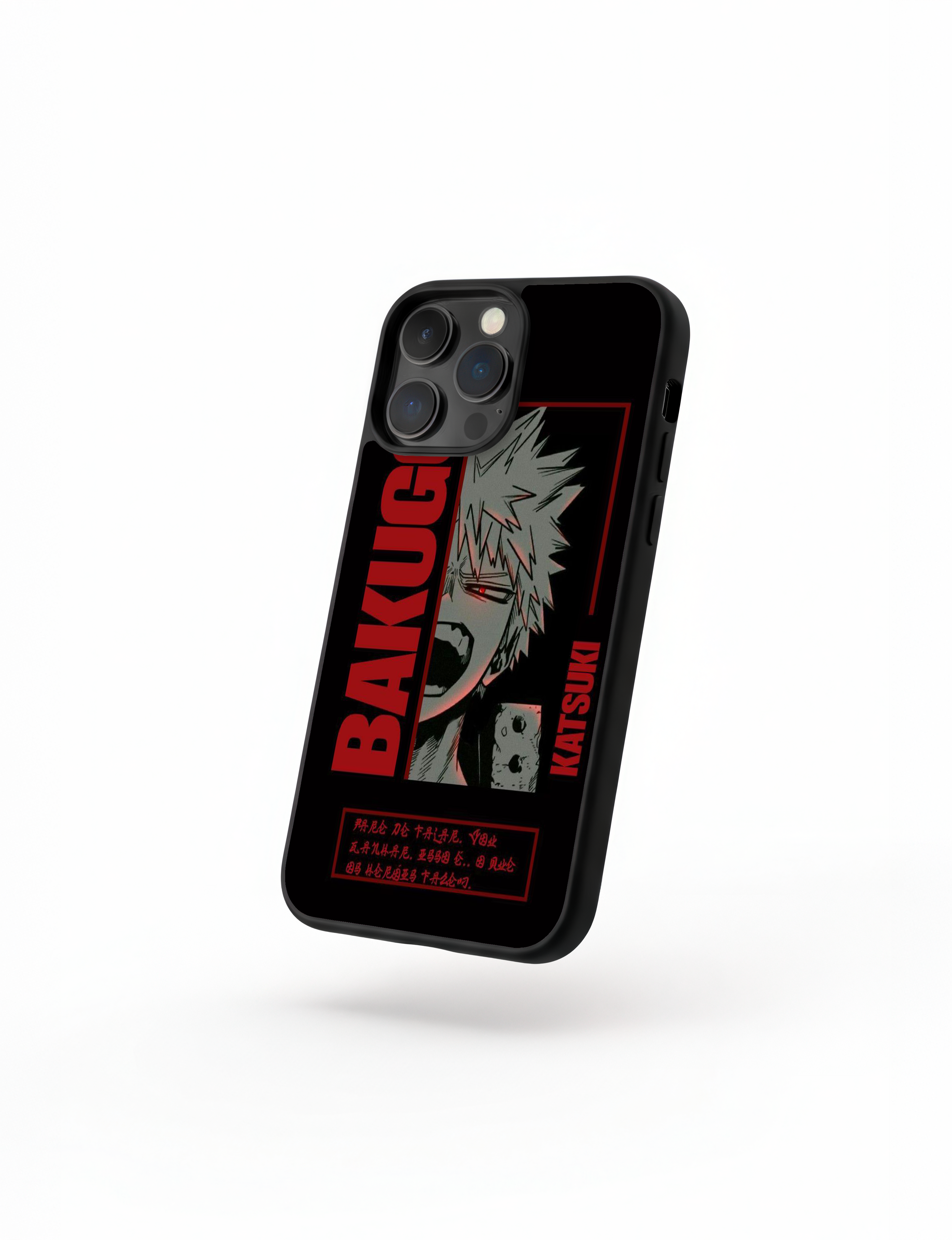 Bakugo Minimalista Rojo & Negro – My Hero Academia