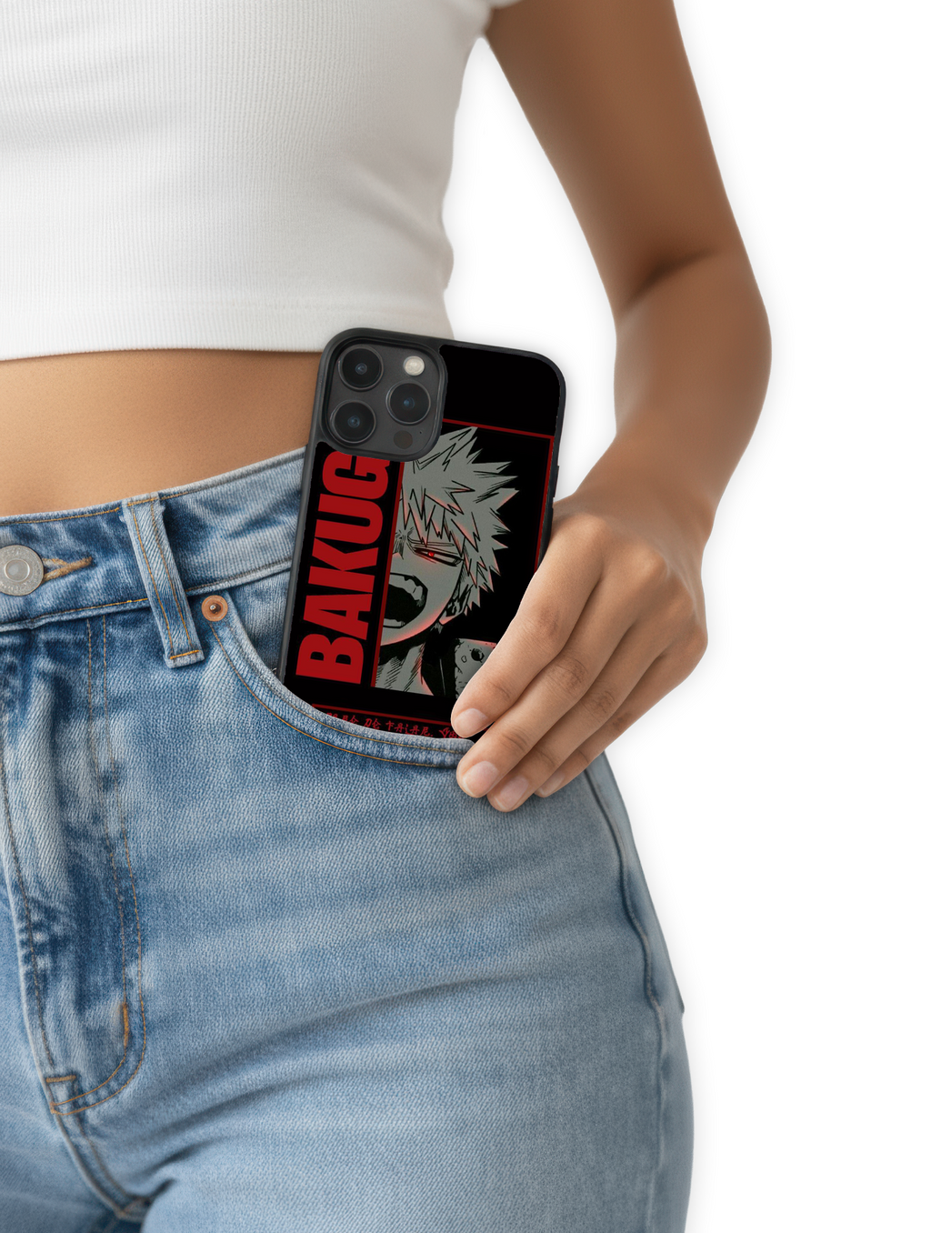 Bakugo Minimalista Rojo & Negro – My Hero Academia