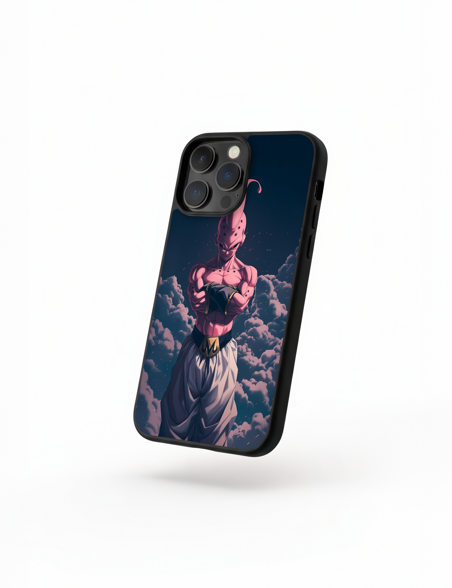 Case Majin Buu Overlord style phone case inspired by Dragon Ball Z with dark and imposing design