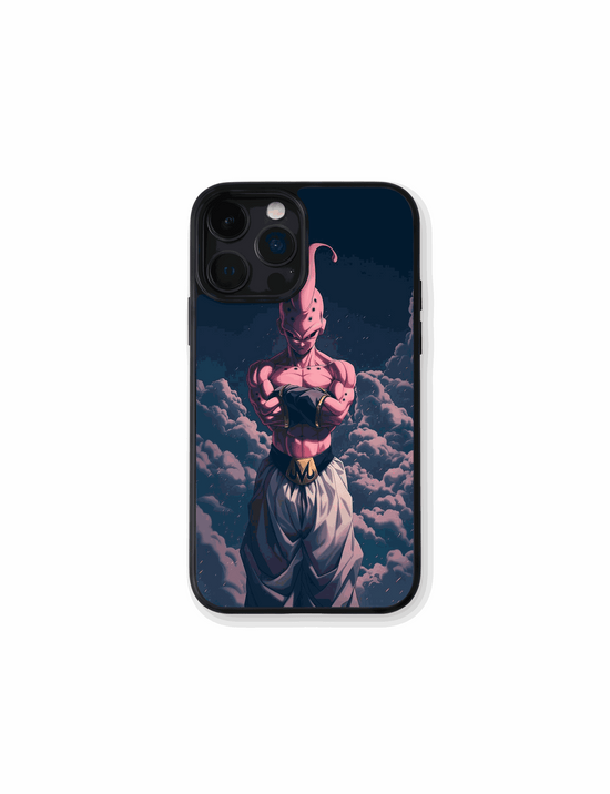 Case Majin Buu Overlord Style phone case inspired by Dragon Ball Z with dark, imposing design
