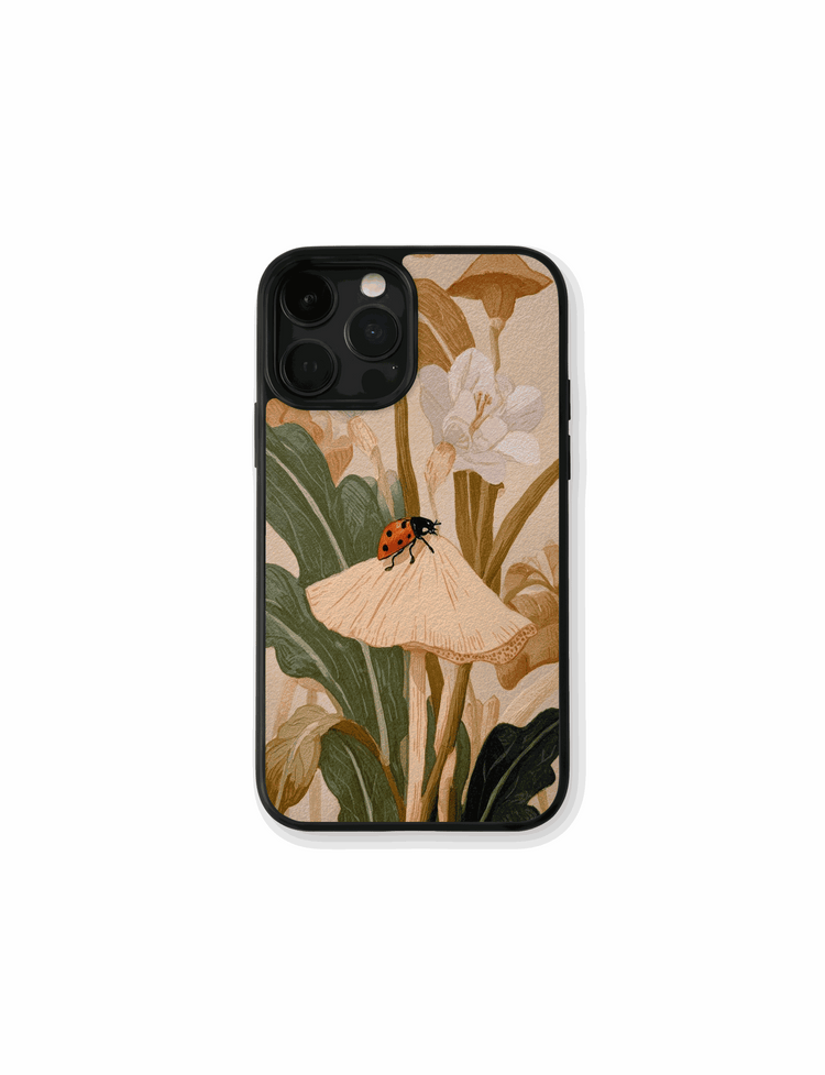 Vintage Ladybug & Botanical Art