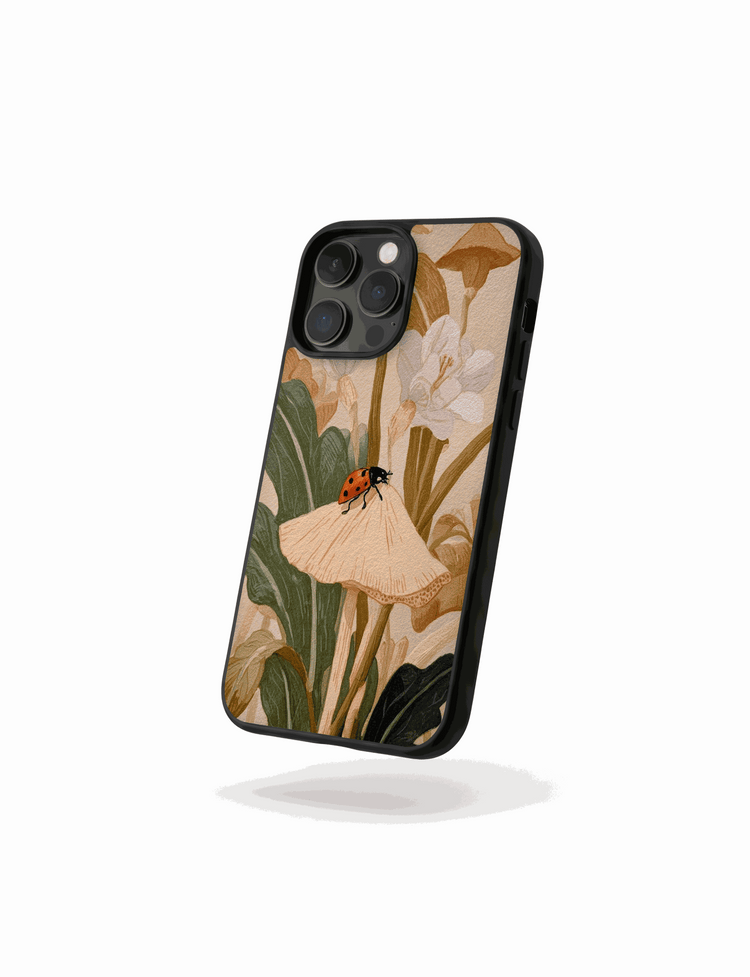 Vintage Ladybug & Botanical Art