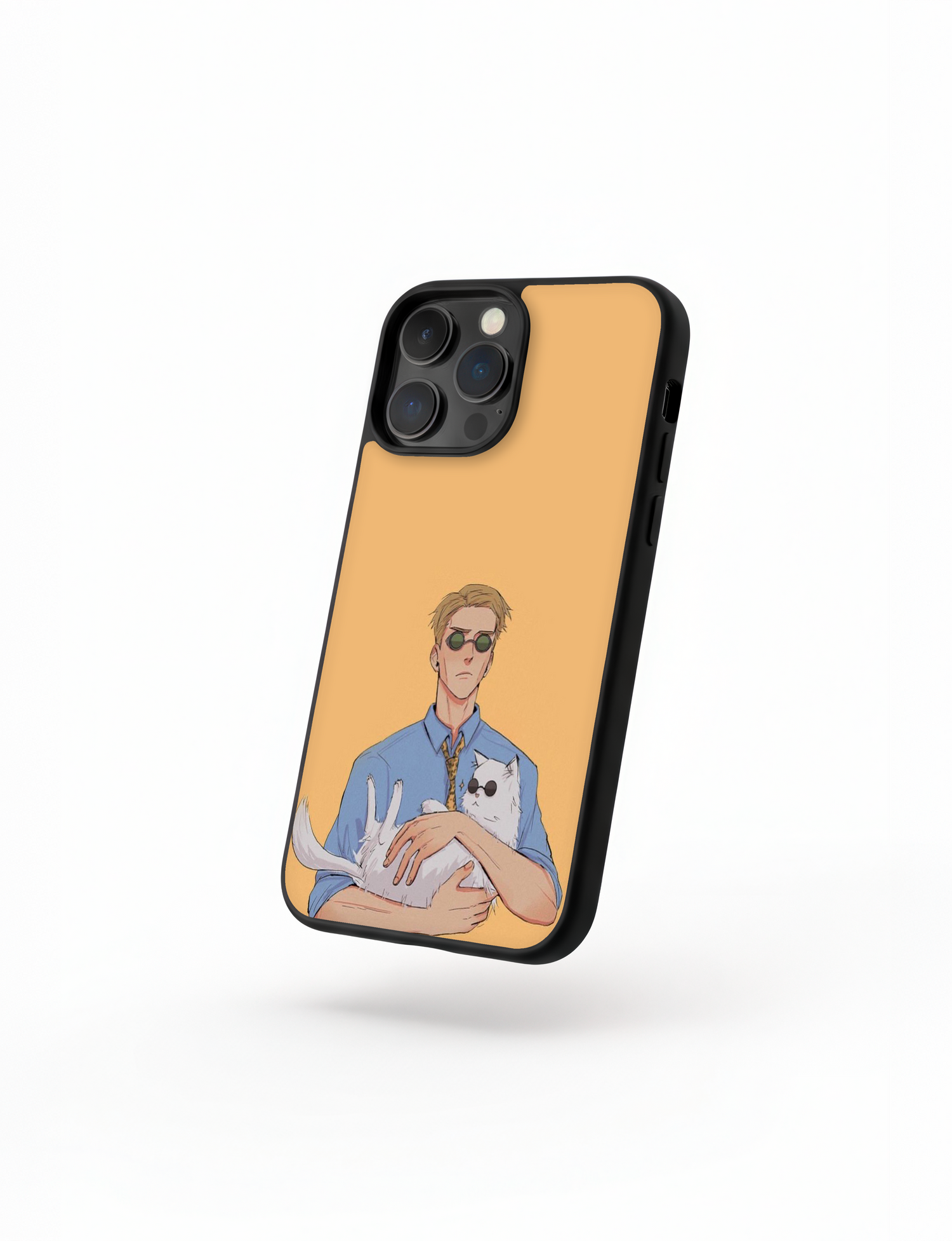 Case Kento & Cat Cool diseño con Kento y gato estilizado de Jujutsu Kaisen