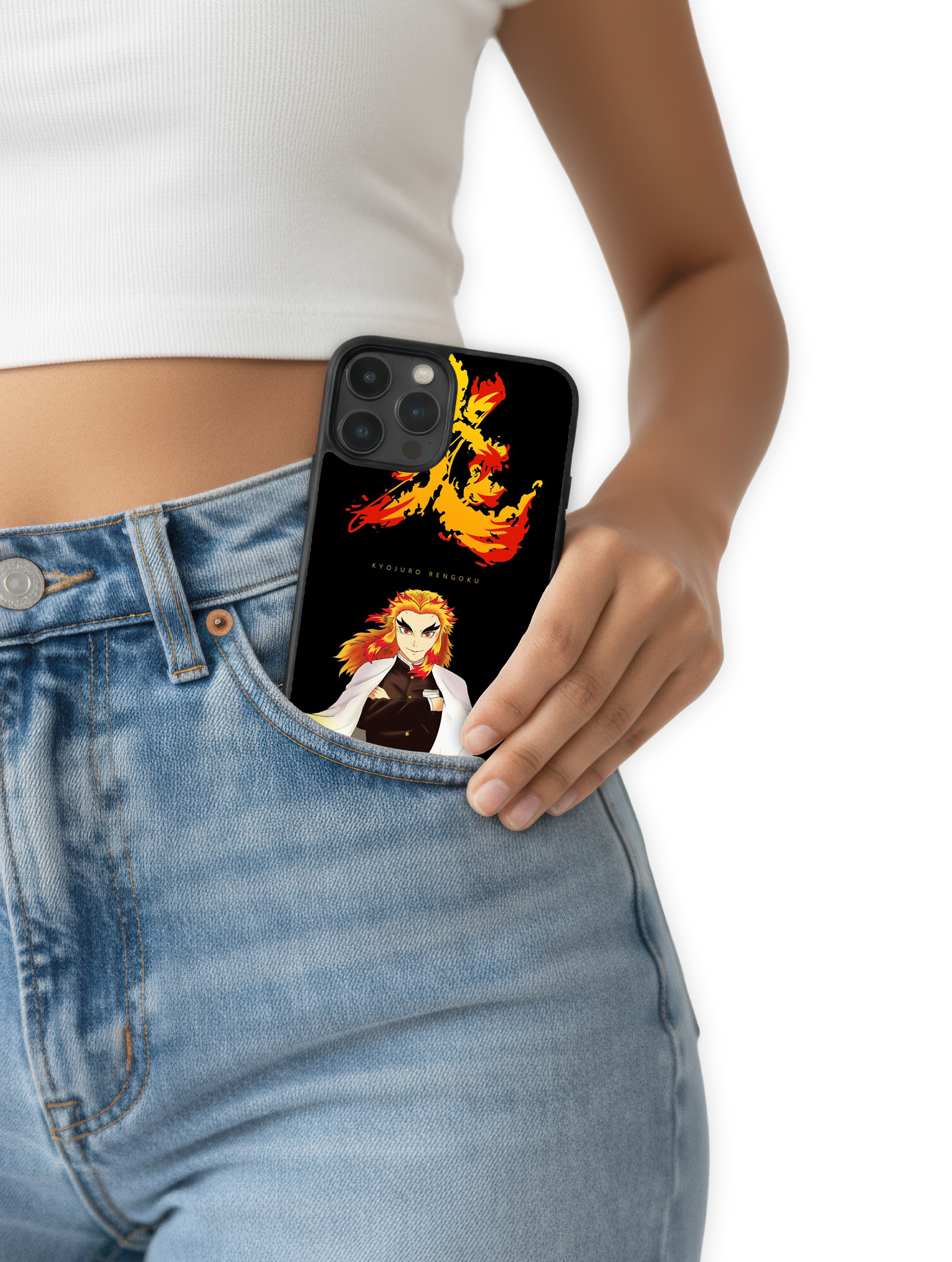 Case Rengoku Rising Flame - Demon Slayer