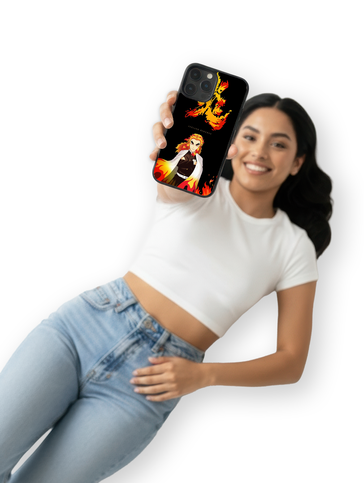 Case Rengoku Rising Flame - Demon Slayer