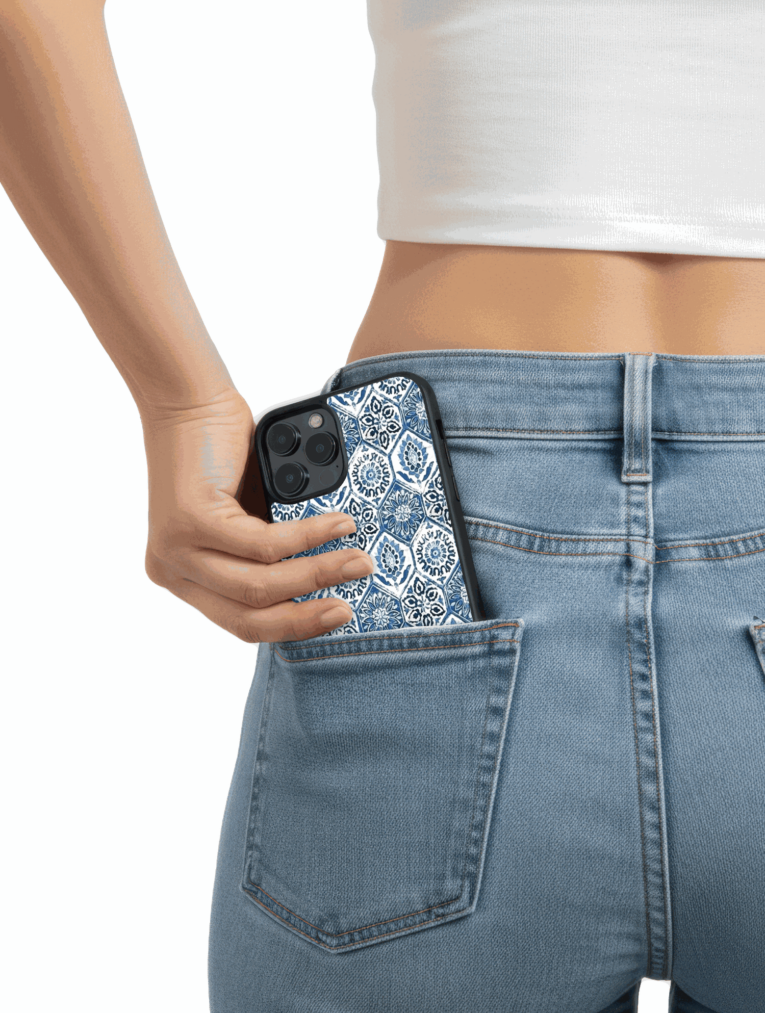 Case Mosaico Azul Vintage