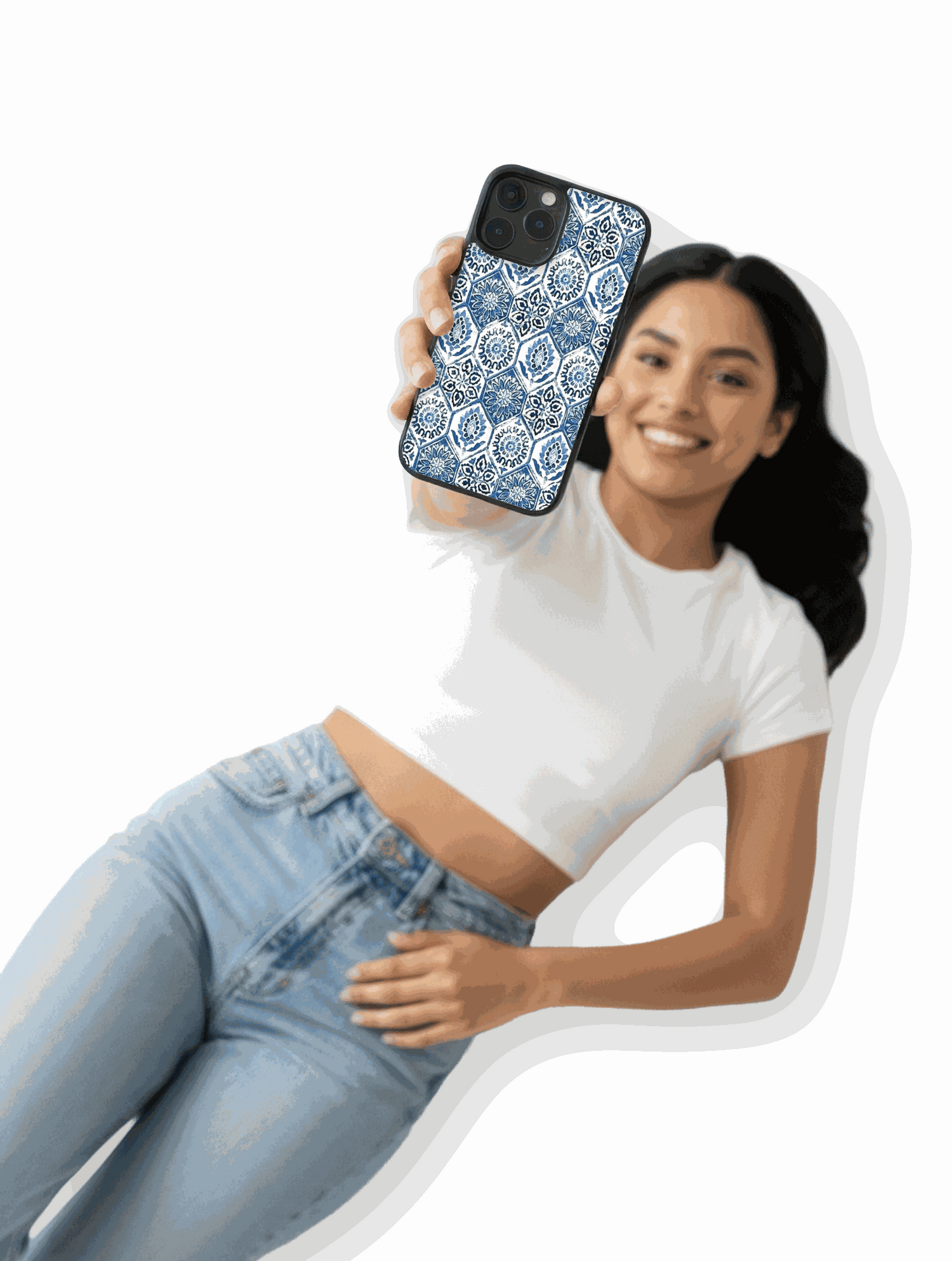 Case Mosaico Azul Vintage