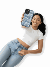 Case Mosaico Azul Vintage
