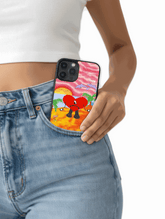 Colorful Bad Bunny phone case inspired by "Tití Me Preguntó" with vibrant summer design and durable protection