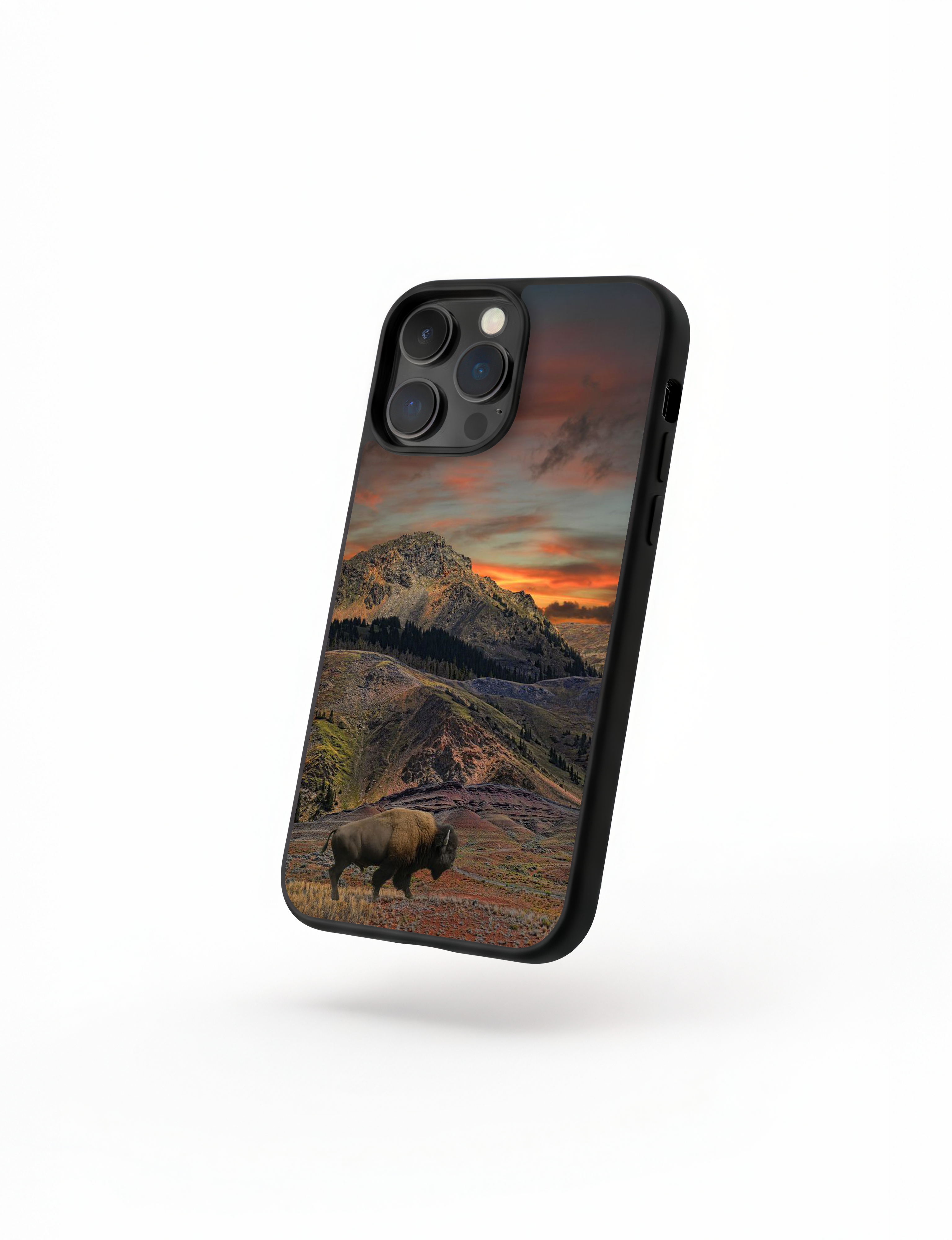 Case Bison Sunset - Cowboy Style