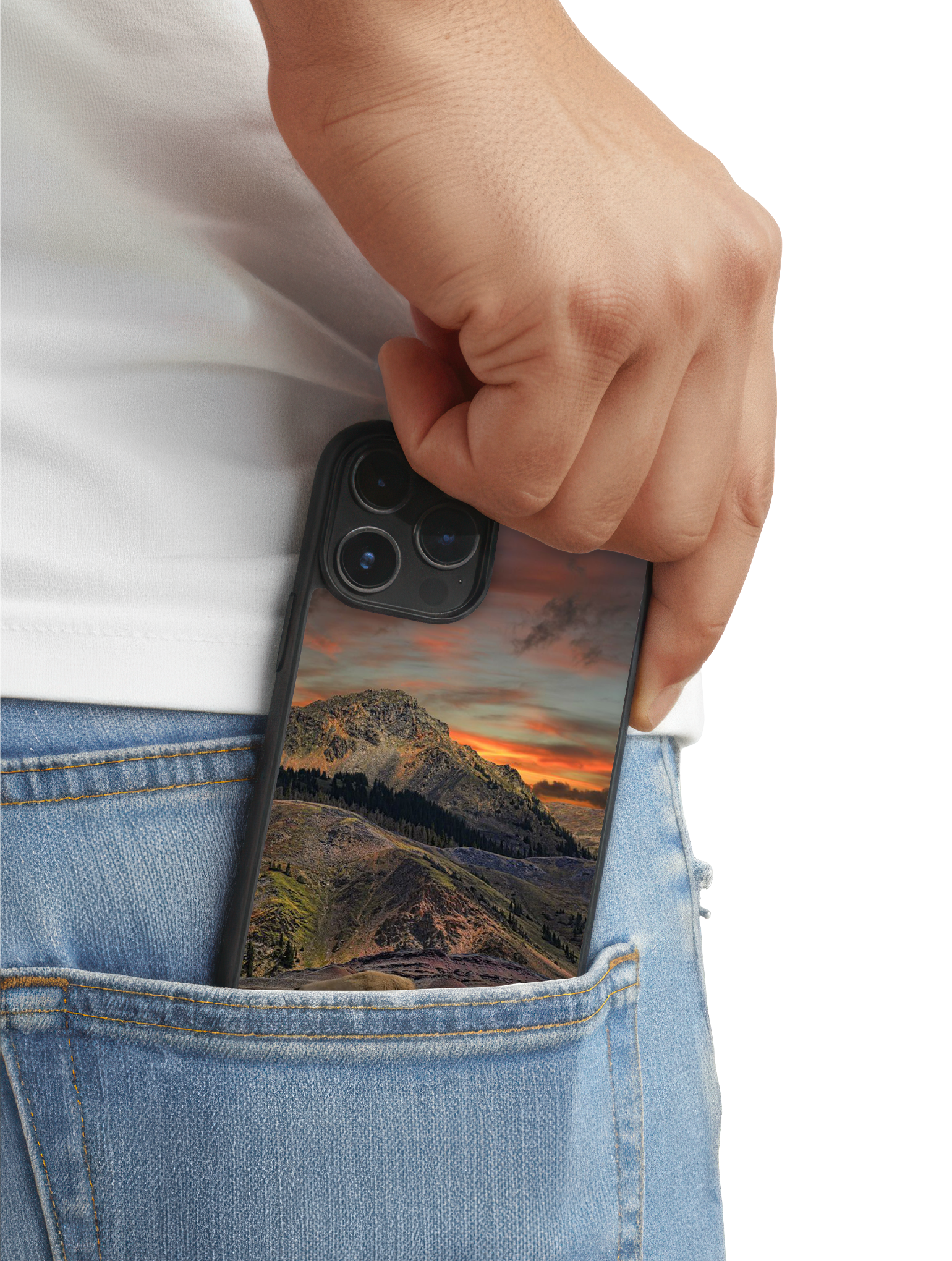 Case Bison Sunset - Cowboy Style