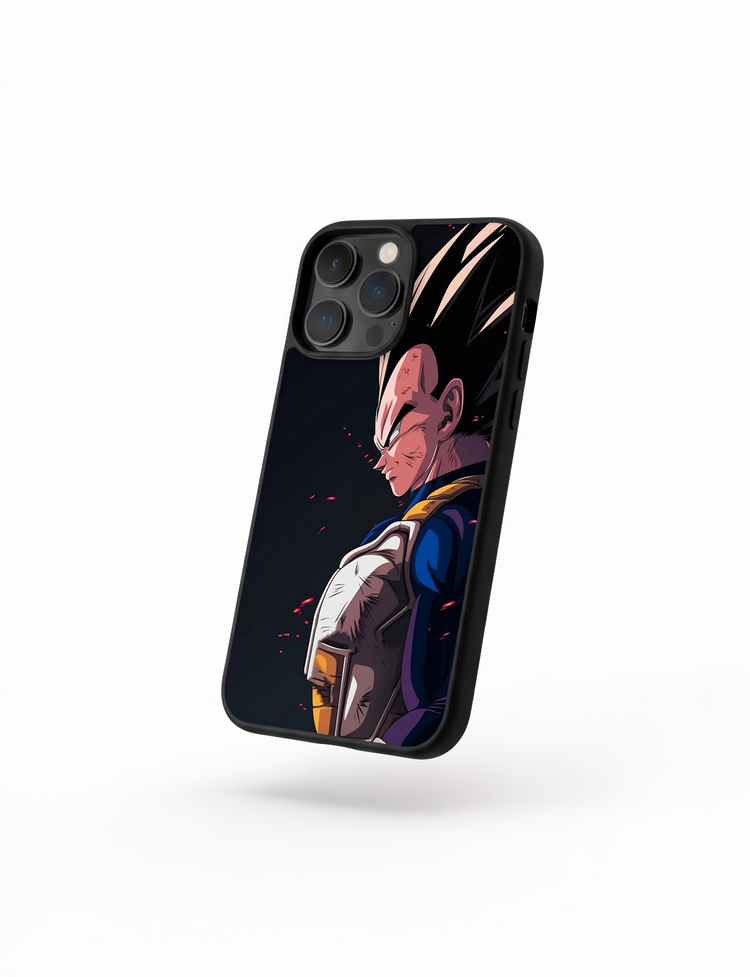 Case Vegeta Last Stand Dragon Ball Z phone case with Vegeta fighting heroically