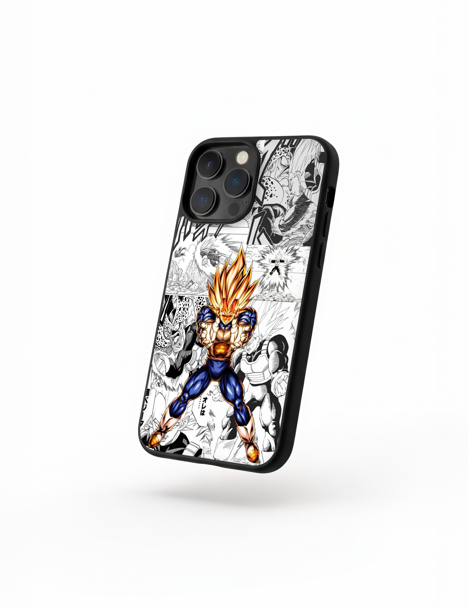 Case Vegeta Final Flash manga cover showing iconic Saiyan attack in Dragon Ball Z style