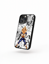 Case Vegeta Final Flash manga cover showing iconic Saiyan attack in Dragon Ball Z style