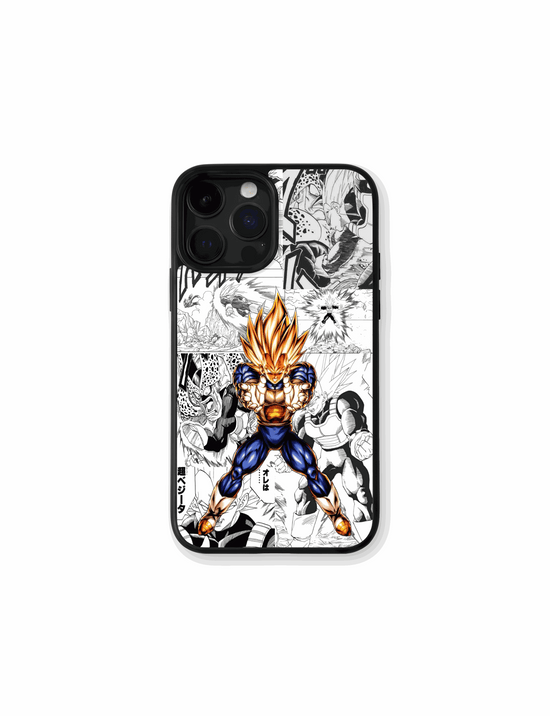 Case Vegeta Final Flash attack manga Dragon Ball Z iconic style