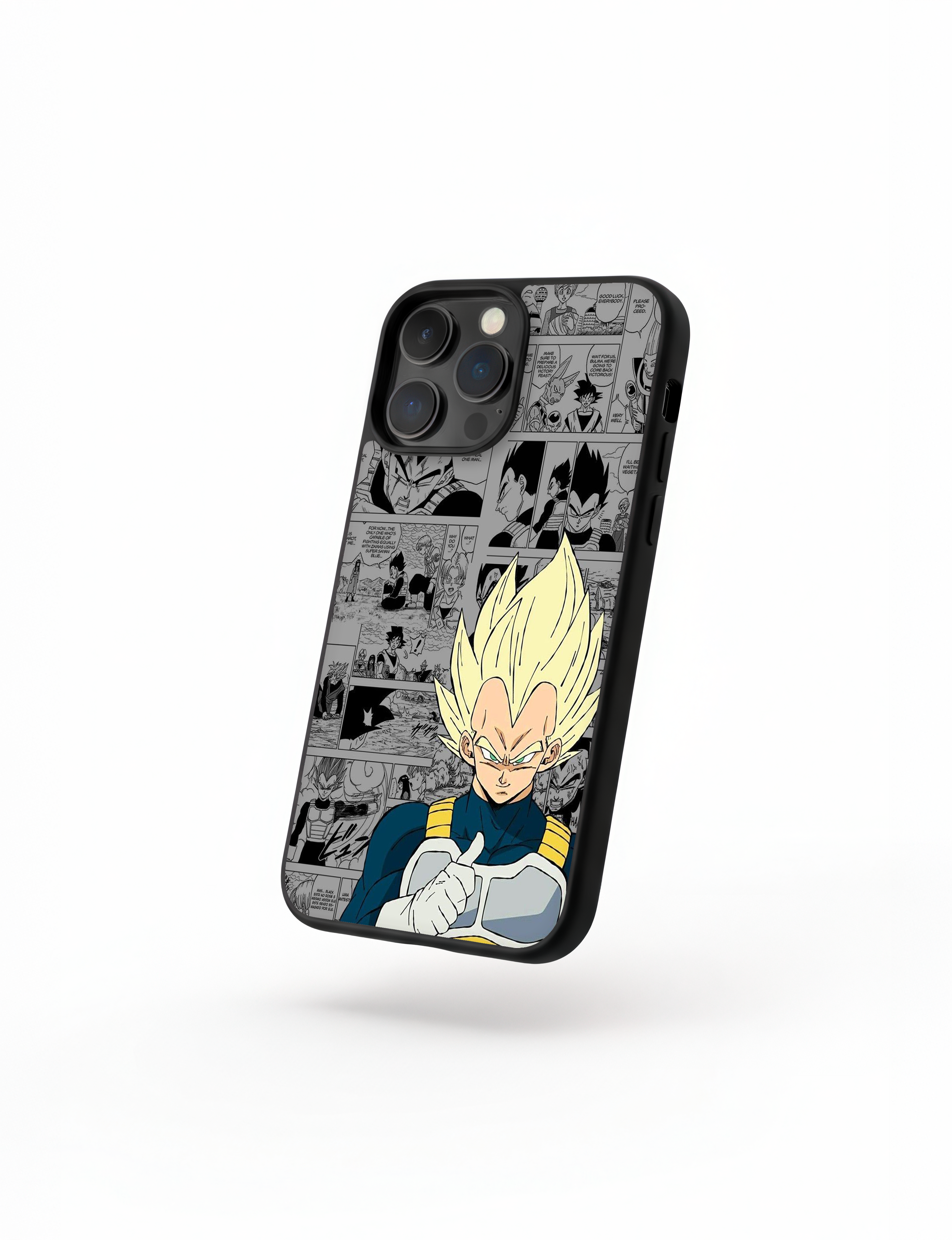 Vegeta Super Saiyan Fondo Manga Gris – Dragon Ball Z